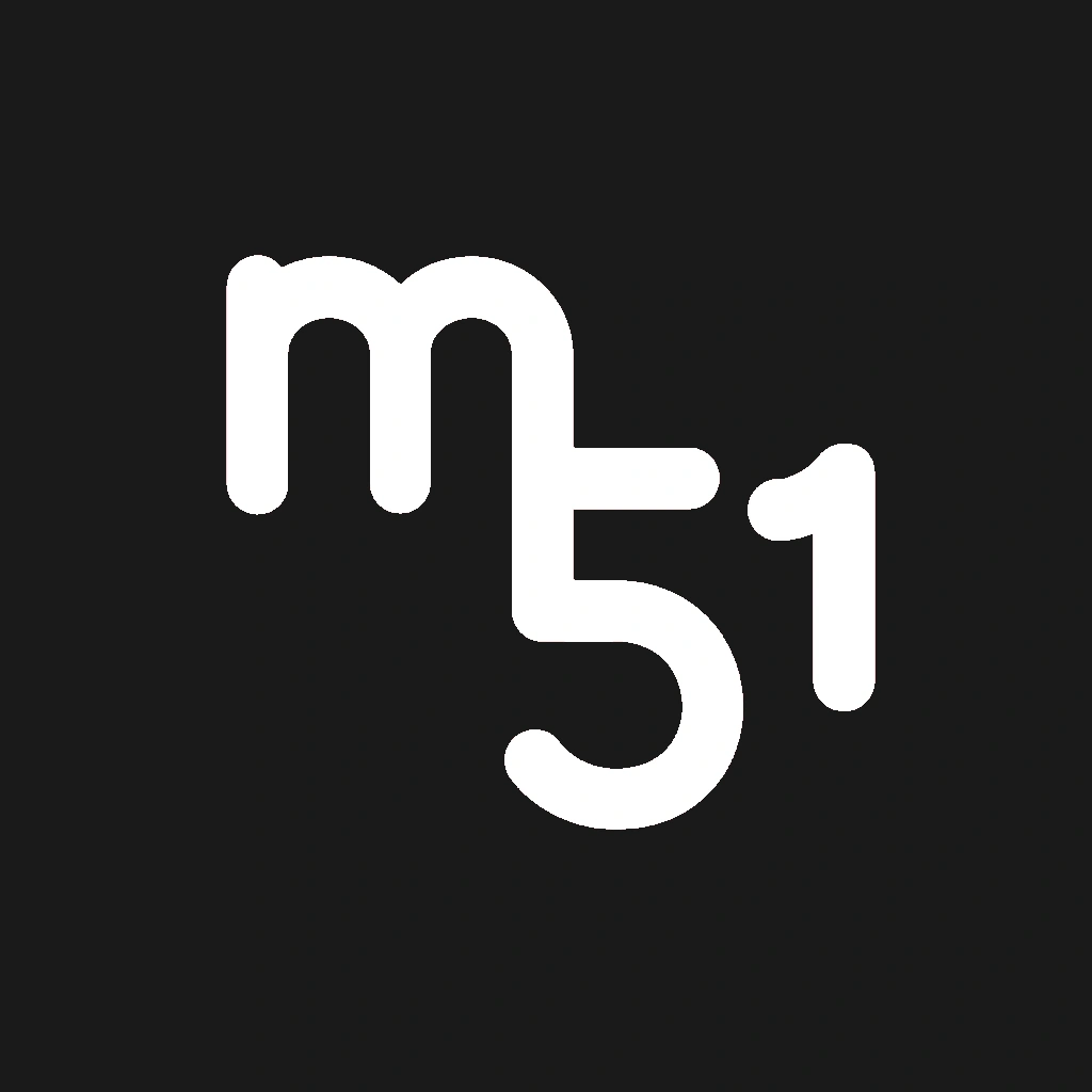 M51 logo — Dark